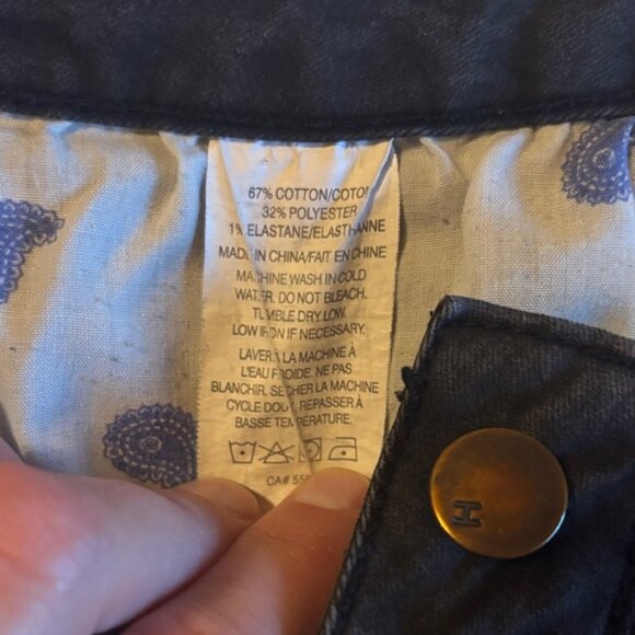 Harlow Black Distressed Jean Shorts - Picture 3 of 4